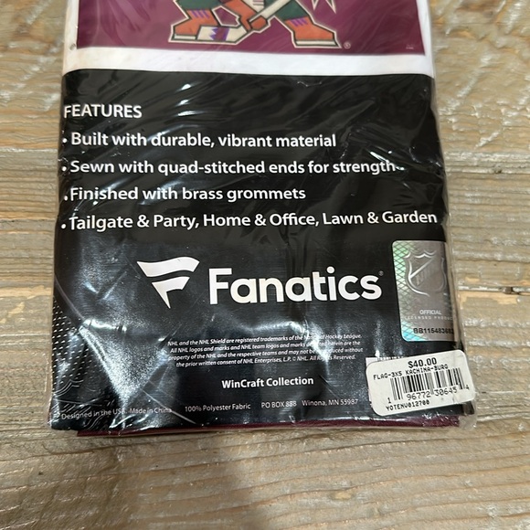NWT Arizona Coyotes Team Flag *Kachina 3ftx5ft - Picture 7 of 7